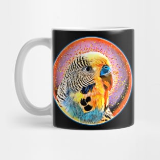 The budgie in bubble Mug